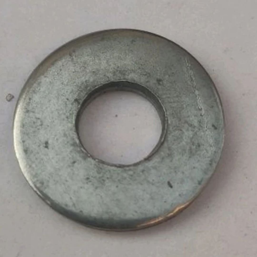 Zinc Plated 2mm Mild Steel Washer, Round